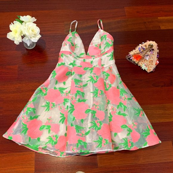 ASOS flower dress - Picture 1 of 7